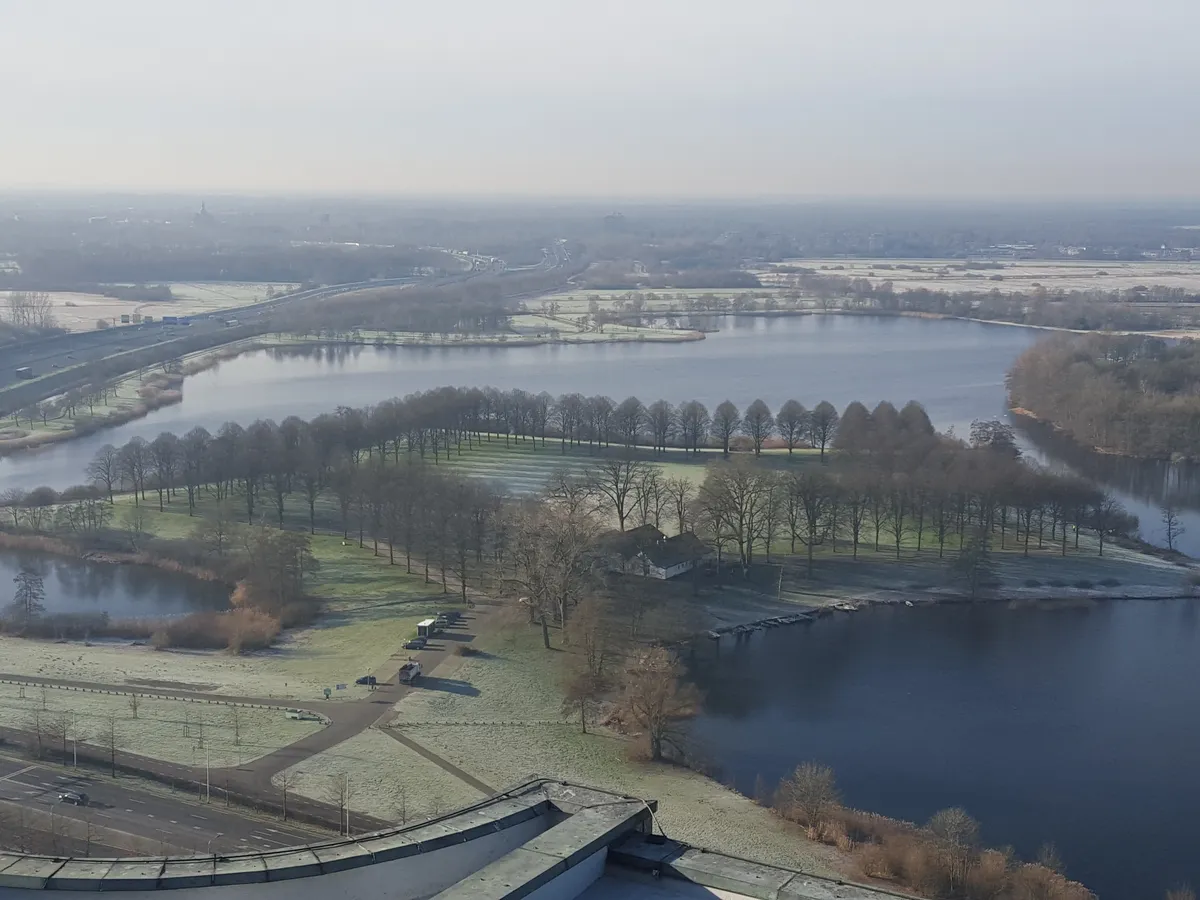 Uitzicht over 's-Hertogenbosch vanaf het Provinciehuis