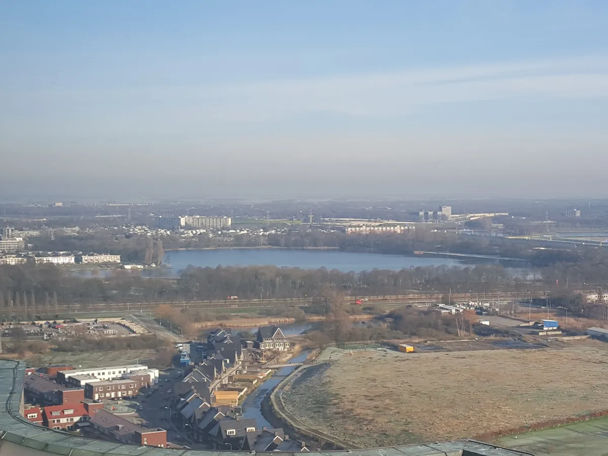 Uitzicht over de Oosterplas bij 's-Hertogenbosch